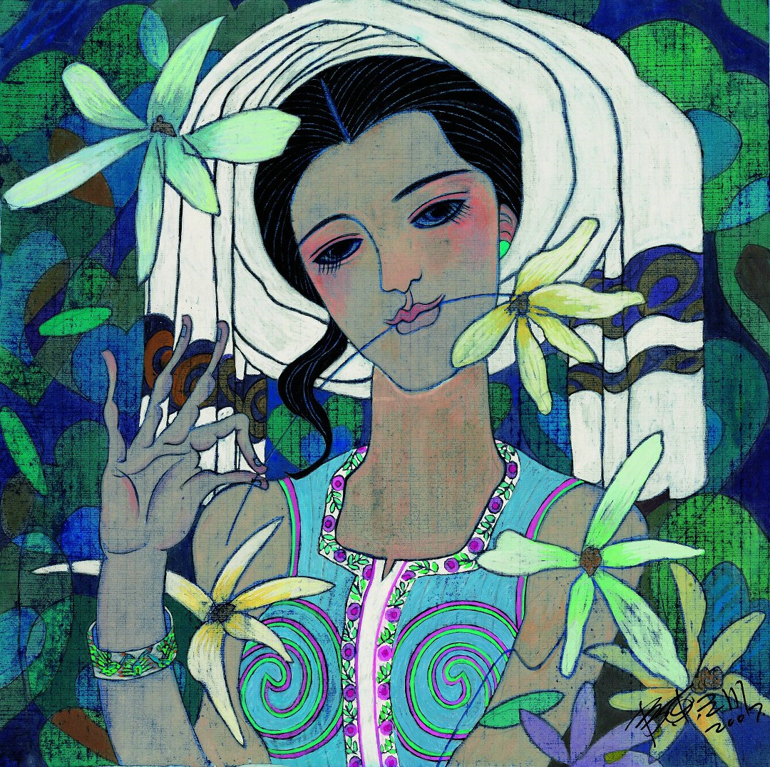 art-lab藏品大家&mdash;&mdash;陈之川 &bull;傣族少女